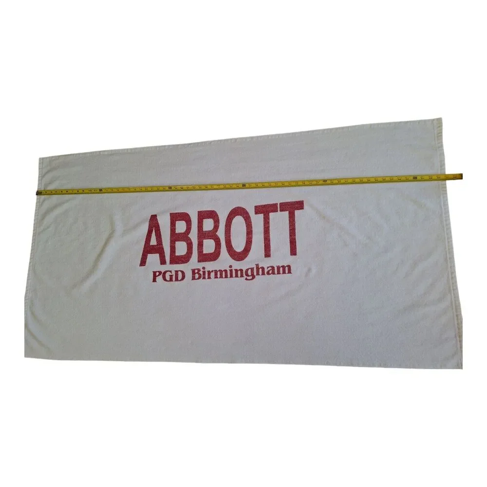 VTG Beach Towel Abbott Labs PGD preimplantation genetic diagnostics Made in USA